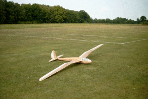 Segelflugmodell „Reiher“ von Wolfgang Heller
